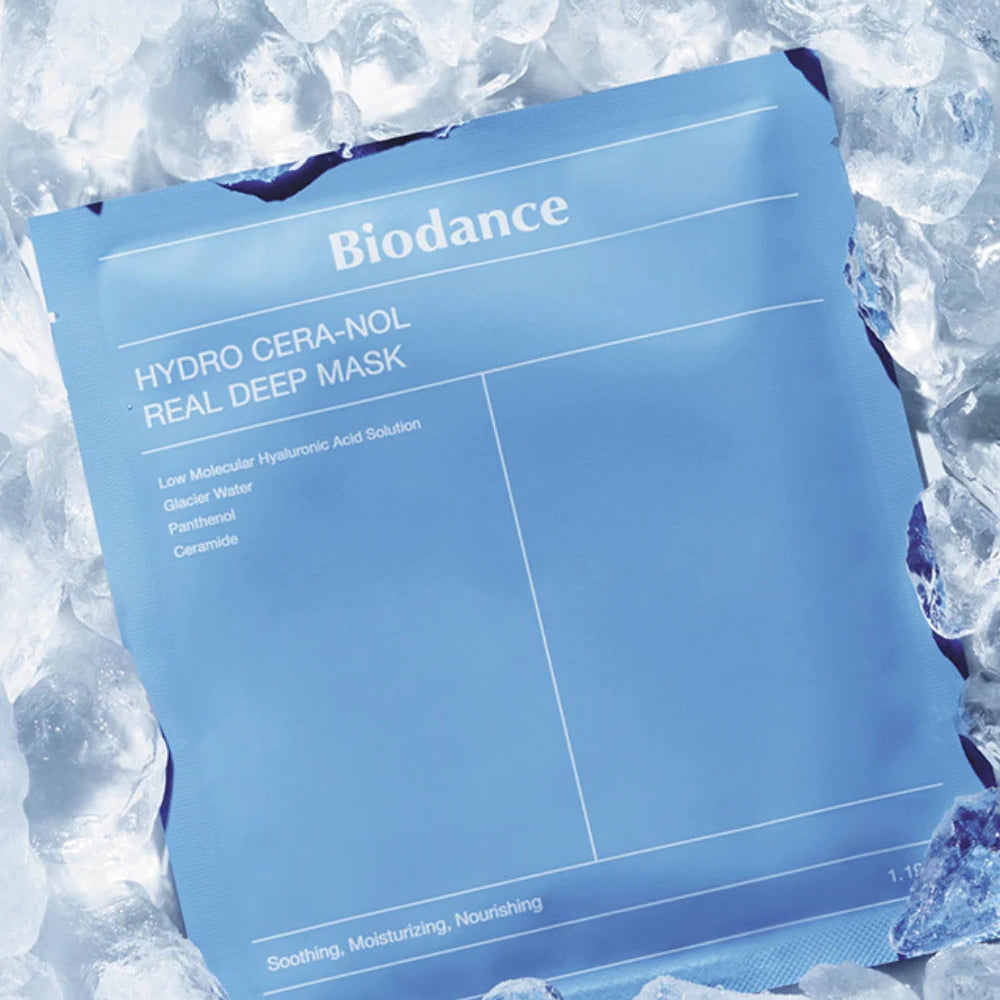 Biodance Hydro Cera-nol Real Deep Mask 深層保濕鎮靜舒緩面膜 "4片裝“