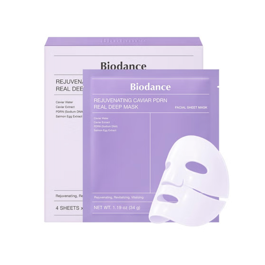Biodance Rejuvenating Caviar PDRN Real Deep Mask - 4 pieces