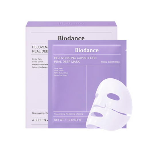 Biodance Rejuvenating Caviar PDRN Real Deep Mask 活化魚子醬 PDRN 真正深層面膜片 "4片裝“